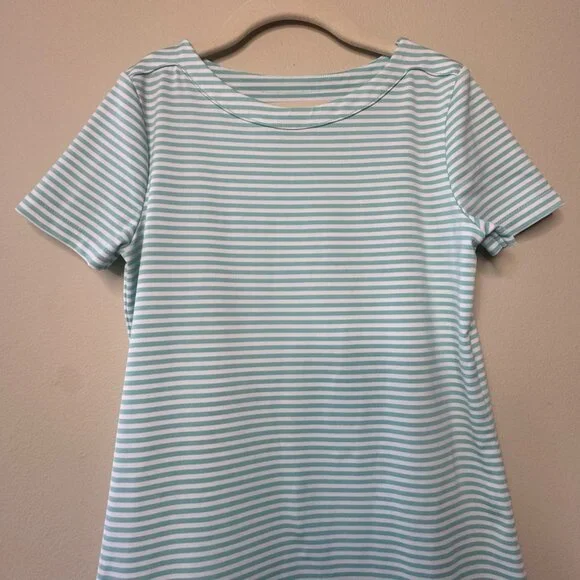 VINEYARD VINES Girls Sankaty T-Shirt Dress S 7-8 Toddler Girl Blue Stripes - Picture 3 of 10